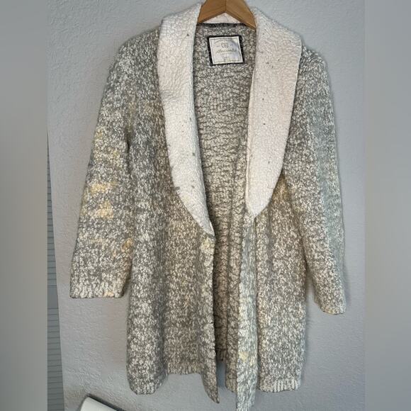 Abercrombie & Fitch Cozy Cardigan Sleepwear Robe Heavy Fuzzy Hygge Grandma - Picture 1 of 7